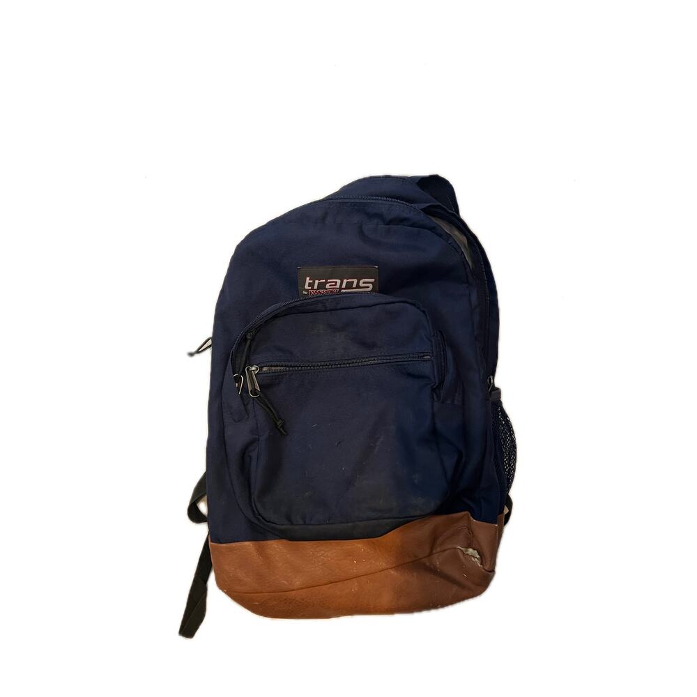 Trans by Jansport Multi section Backpack Blue Brown